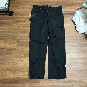 Wrangler work wear black cloth pants 32x32